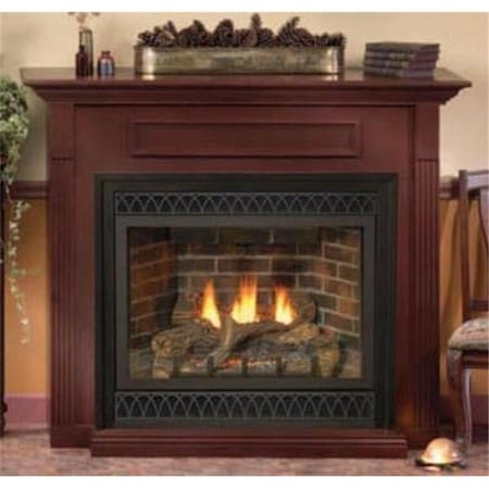 Empire Standard Cabinet Mantel with Base, Cherry EMBF11SC