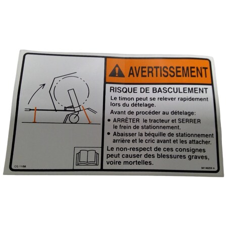 Cnh DECAL, CNH OEM 84146259 84146259