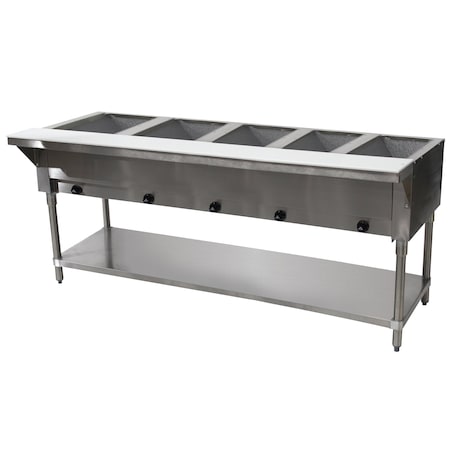 Advance Tabco Hot Food Table LP gas 77-3/4 in.W x 30-5/8 in.D x 34-3/8 in.H HF-5G-LP