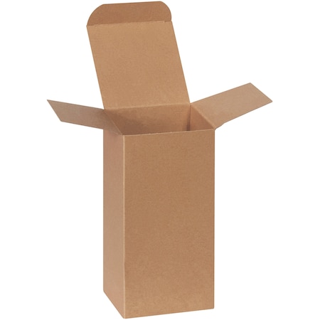 Non-Branded 8 in x 4 in x Reverse Tuck Folding Carton, Kraft, Chipboard, 250 PK RTS31HD