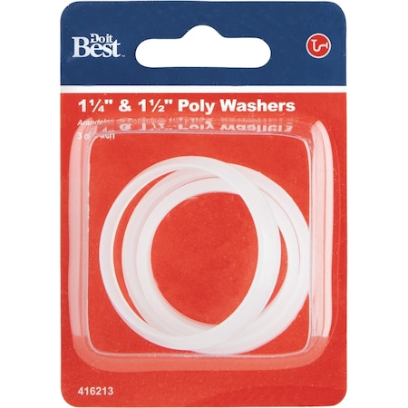 Do It Best Assorted Poly Slip Joint Washers, 6PK DIB855-03