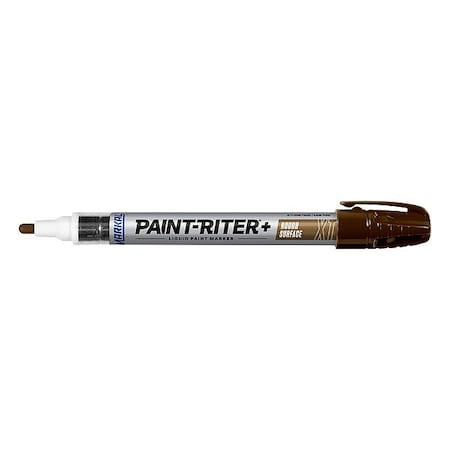 Markal Paint Marker, Medium Tip, Brown Color Family, Paint 97263