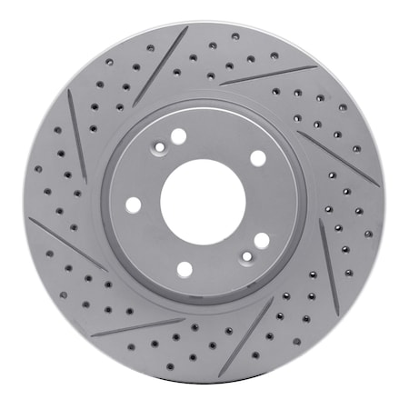 Dynamic Friction Co DFC Geoperformance Rotor - Drilled and Slotted 830-03020L