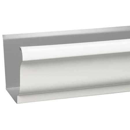 Amerimax Home Products 4.75 in. H X 6 in. W X 120 in. L White Aluminum K Gutter 4600200120