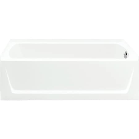 Sterling Ensemble Bathtub, 44 gal Capacity, 60 in L, 30 in W, 18 in H, Alcove Installation, Solid Vikrell 71171120-0