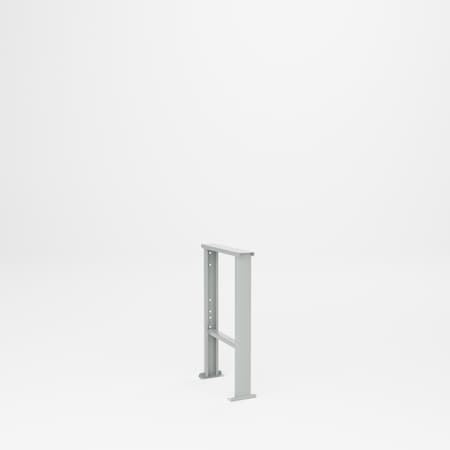 Pucel 12 Gauge Bench Legs, 22 in W x 34 in H x 24 in D, Gray BL-22-34H