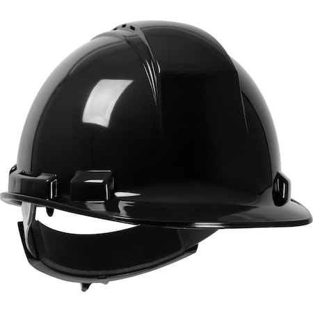 Dynamic Vented, Cap Style Hard Hat w/HDPE Shell, 4-Point Textile Suspension and Wheel Ratchet Adj. 280-HP241RV-11