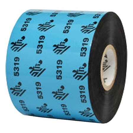 Zebra THERMAL TRANSFER RIBBON, Wax, Black 05319BK08345