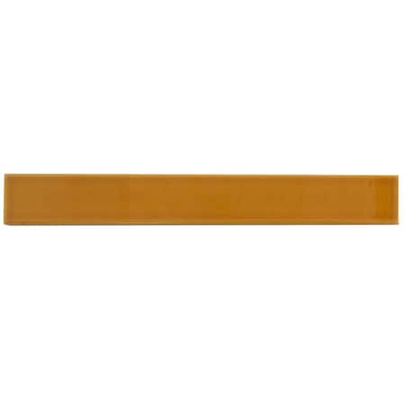 Apollo Tile Horizonte 2 x 16 in. Glossy Honey Ceramic Subway Wall Tile 10.76 sq ft/case, 50PK FLT88HON216A