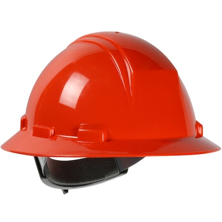 Dynamic Type II Full Brim Hard Hat w/HDPE Shell, 4-Point Textile Suspension and Wheel Ratchet Adj. 280-HP642R-03