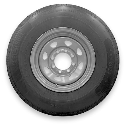 Steelbull - Steel Master ST235/85R16 12 Ply 8 On 6.5 Bolt, Silver Wheel Assemblies 599373SBSIL