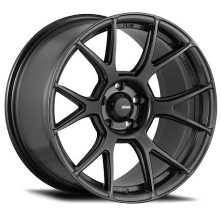 Konig 18 x 8.5 in. Ampliform 5 x 114.3 mm ET35 Wheel, Dark Metallic Graphite AM88514356