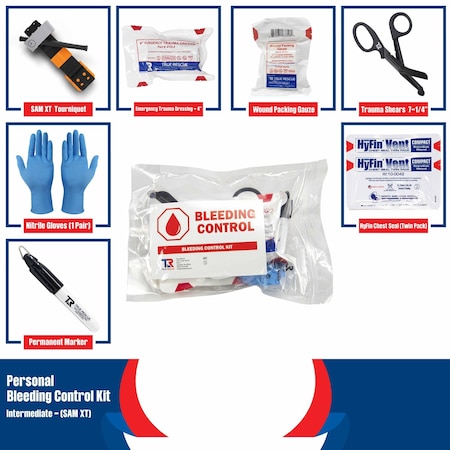 True Rescue Personal Bleeding Control Kit, Intermediate with SAMXT TRBC3-I-SAMXT