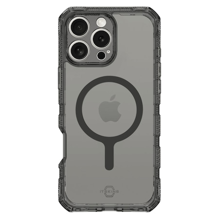 Itskins Supreme_r Clear Magsafe Case For Apple Iphone 16 Pro Max, Graphite AP6U-MGCLR-GRPR