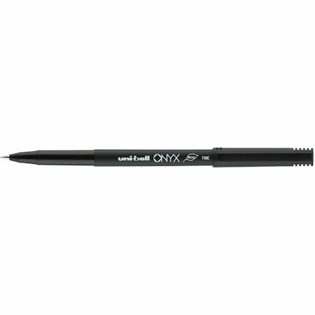 Sanford Onyx Rolling Ball Pen, Non-Refillable, 0.7mm, Black Ink, Dozen 60143