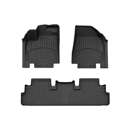 Weathertech Black, Front and Rear FloorLiner HP 441698-1-2IM