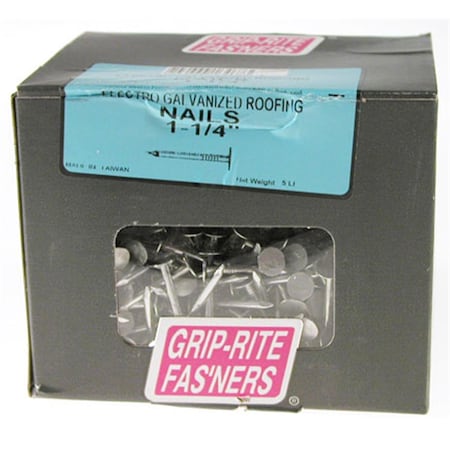 Primus Source Prime Source 1-.25in. Electro Galvanized Roofing Nails, 6PK 114EGRFG5