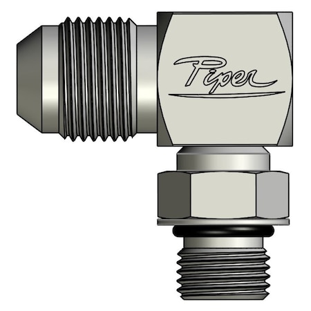 Piper Male JIC to Male O-Ring Boss Adjustable 90 Degree Elbow 1/2in. Male JIC-3/8in. Male O-Ring Boss 0790-08-06