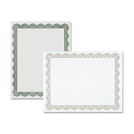 Inkinjection Blank Certificates, 11 in. x 8.5 in., Gld Seal-Optima Gold, 25PK IN511605