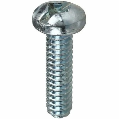 Dottie #6-32 x 1-1/4 in Combination Slotted/Square Round Machine Screw, Zinc Plated Carbon Steel, 100 PK RMDS632114