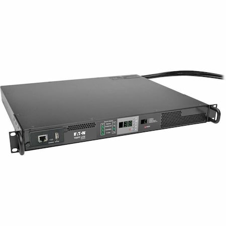 Eaton Tripp Lite Series 3.8kW Single-Phase Monitored Automatic Transfer Switch PDU, 2 200-240V 16A PDUMNH20HVAT