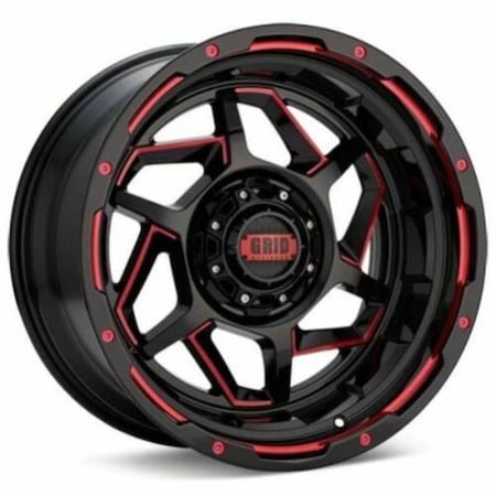 Hard Top D21635E287 20 x 10 in. 6 x 135 mm Bolt Pattern Accent Wheels HA2434946