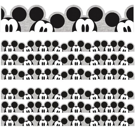 Eureka Mickey Mouse Throwback Peeking Mickeys Extra Wide Deco Trim, 3PK EU-846321-3