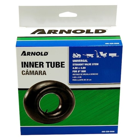 Arnold Wheelbarrow Inner Tube, 16 in, For 8 in Rim, 480 x 4 in Tire 490-328-0006