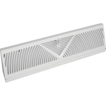 Imperial Mfg Register Baseboard 24In Wht RG3056-A