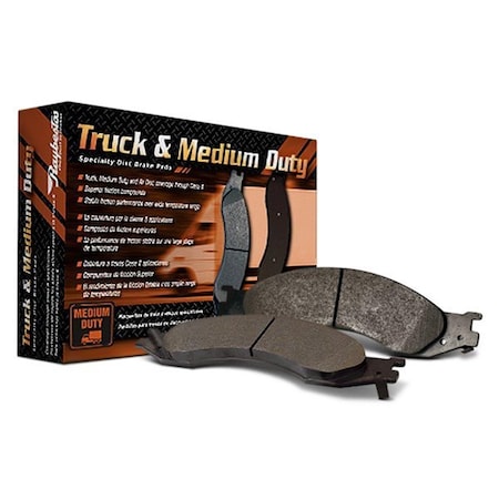 Hands On Truck Specialty Ceramic Front Brake Pad Set for 2015-2017 Ford Transit-150 HA837738