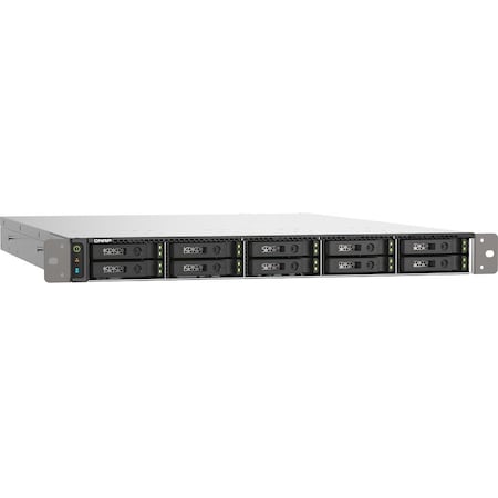 Qnap 10-BAY 1U ALL FLASH NAS, U.2/U.3 NV. TS-H1090FU-7302P-128G-US