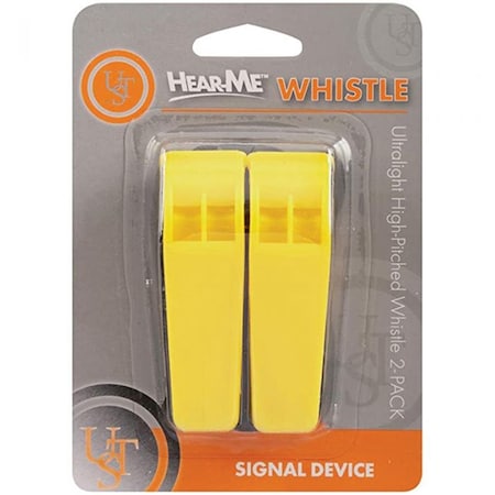 Ust Hear- Me Whistle, Yellow, 2PK 666057