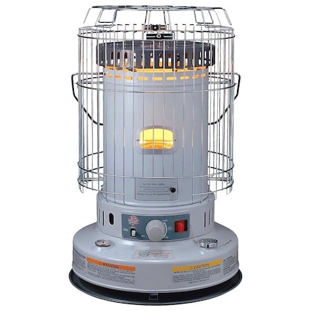Kero World Kero World KW-24G Portable Heater, 23,800 Btu, 1000 sq-ft Heating Area, Gray KW24H
