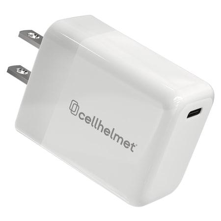 Cellhelmet PD USB C Wall Charger 30W, White WALL-PD-30W-W