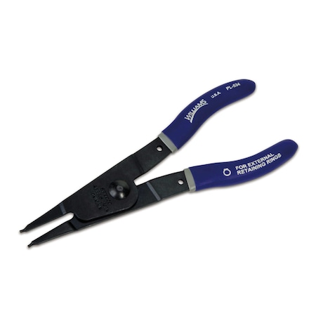 Williams Fixed Tip Retaining Ring Plier, External JHWPL-534