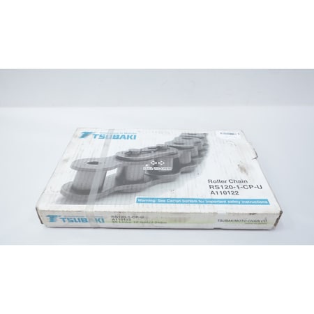 Tsubaki SINGLE ROLLER CHAIN 10FT 1-1/2IN RS120-1-CP-U