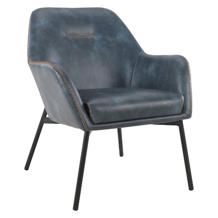 Osp Home Furnishings Brooks Accent Chair , Navy BRK-R45
