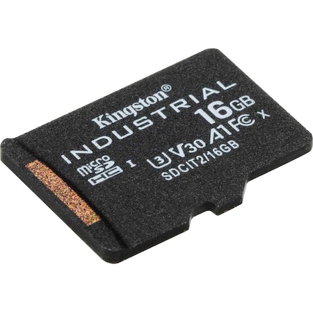 Kingston 16GB microSDHC Industrial C10 A1 pSLC Card Single Pack w/o Adapter SDCIT2/16GBSP