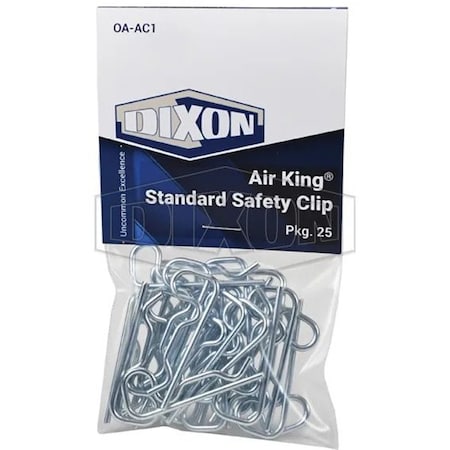 Dixon AIR KING SAFETY CLIP, Dia 0.080 25 OA-AC1