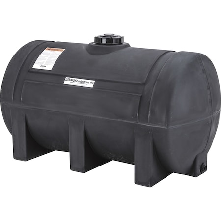 Snyder Industries 300 Gallon Heavy Duty Plastic Horizontal Leg Tank - Black 1320000C94803