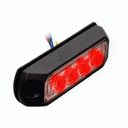 Metra Electronics Metra  3.8 in. Single Color 4 LED Marker Lights, Red METHE-MUMRK-4R