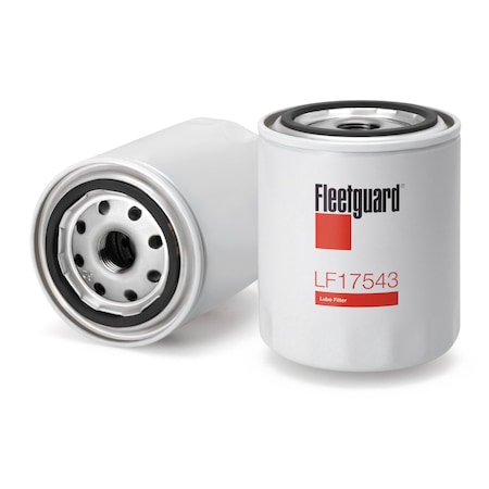 Fleetguard Oil Filter, 4.125 in L, Spin-On LF17543