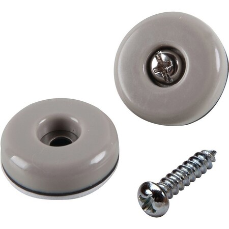 Shepherd Hardware Gld Furn 7/8In Gry 4/Pk 9456