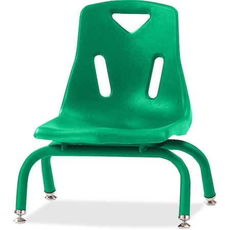 Jonti-Craft Berries Stacking Chair with Powder-Coated Legs, 8 in. Ht, Green 8118JC1119