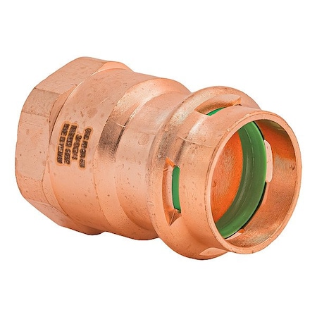 Quickfitting Surepress Strt, Copper, Press-fit3/4in, FNPT3/4in SPWF22R