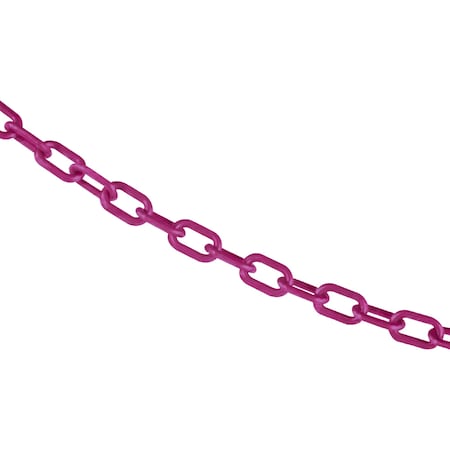 Mr. Chain 3/4" x 50' Magenta Plastic Safety Chain 00018-50