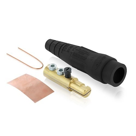 Leviton Single Pole Inline, 300 A, Male, Black 18D22-UE