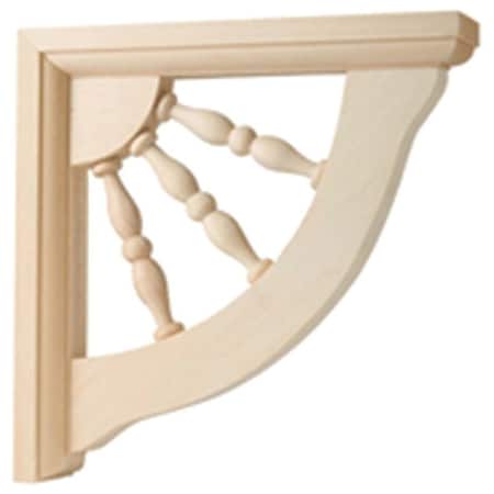 Waddell Spindle Bracket, Hardwood, Natural CB737