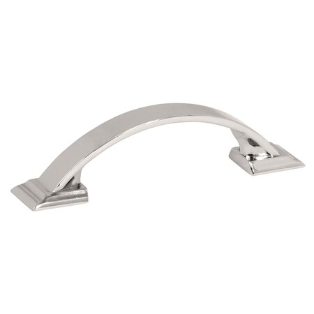 Amerock Candler 6-5/16 inch 160mm Center-to-Center Polished Nickel Cabinet Pull 2000698