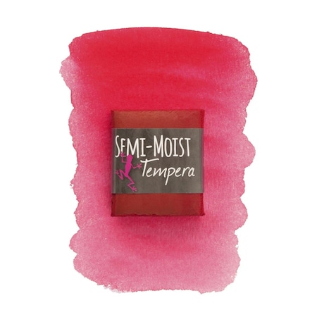 Jack Richeson Semi-Moist Tempera Cake, 1.62 x 1.87 x 0.50 in. - Red 1569137